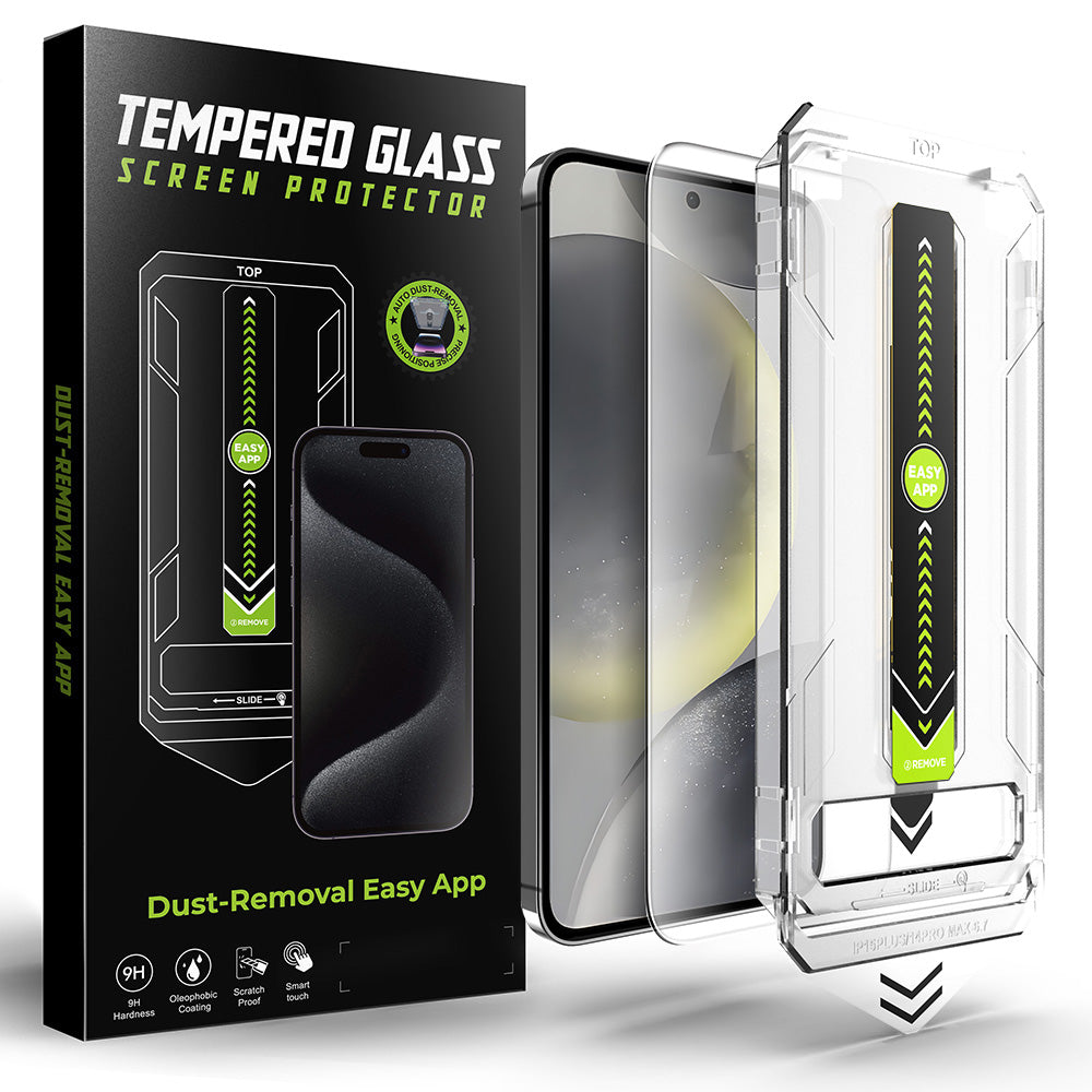 Προστατευτική μεμβράνη οθόνης Techsuit TitanGlass CrystalHD για Samsung Galaxy S25 S931 / S24 S921, Ασφαλισμένο γυαλί, Πλήρης κόλλα