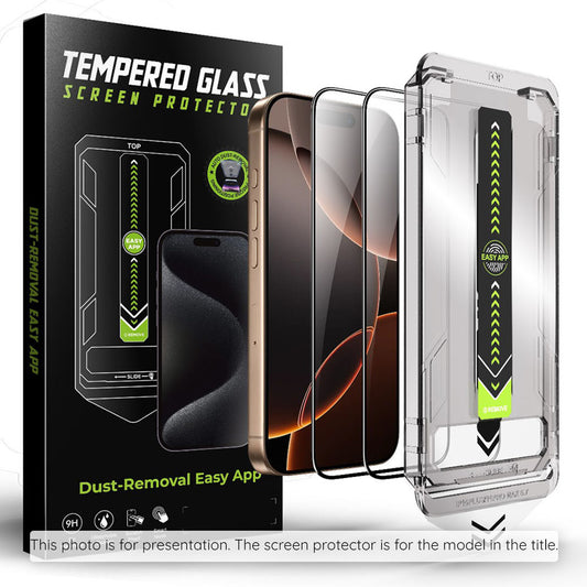 Screen Protection Film Techsuit TitanGlass CrystalHD for Samsung Galaxy S25 FE, Tempered Glass, Full Glue