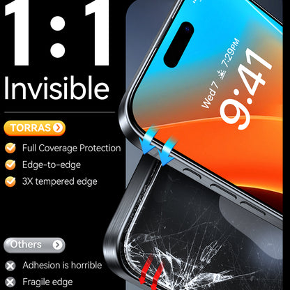 Προστατευτική Μεμβράνη Οθόνης Torras GlassGo Install Master για Apple iPhone 16 Plus, Ενισχυμένο Γυαλί, Πλήρης Κόλληση, Μαύρη