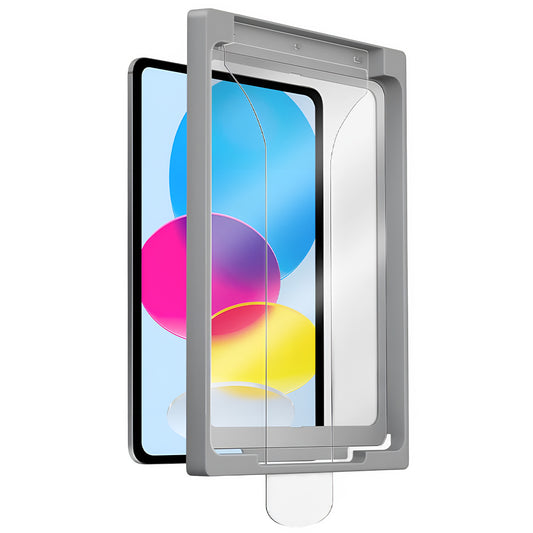 Προστατευτική μεμβράνη οθόνης UNIQ Optix Exofit για Apple iPad (2025), Ασφαλισμένο γυαλί, Πλήρης κόλλα