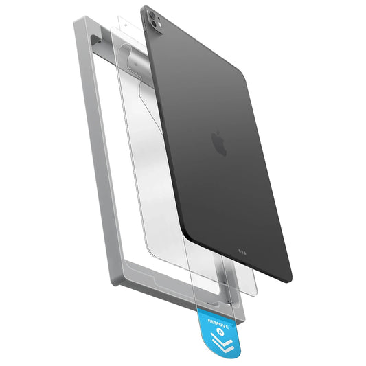 Προστατευτική μεμβράνη οθόνης UNIQ Optix Exofit για Apple iPad Air 11 (2024), Ασφαλισμένο γυαλί, Πλήρης κόλλα