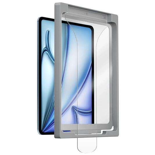 Προστατευτική μεμβράνη οθόνης UNIQ Optix Exofit για Apple iPad Air 11 (2024), Ασφαλισμένο γυαλί, Πλήρης κόλλα