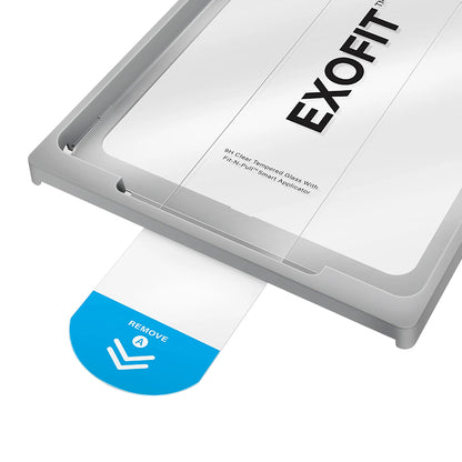 Προστατευτική μεμβράνη οθόνης UNIQ Optix Exofit για Apple iPad Air 11 (2024), Ασφαλισμένο γυαλί, Πλήρης κόλλα