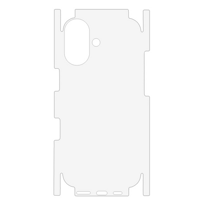 Προστατευτική μεμβράνη πίσω OEM για Apple iPhone 17, Πλαστικό
