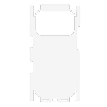 Προστατευτική μεμβράνη πίσω OEM για Apple iPhone 17 Pro, Πλαστικό
