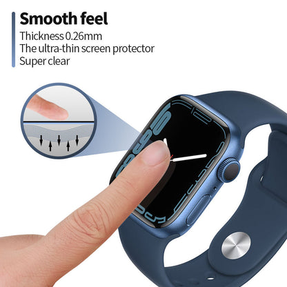 Blueo High Molecule Protective Film for Apple Watch 40mm Series, Tempered Glass, Black