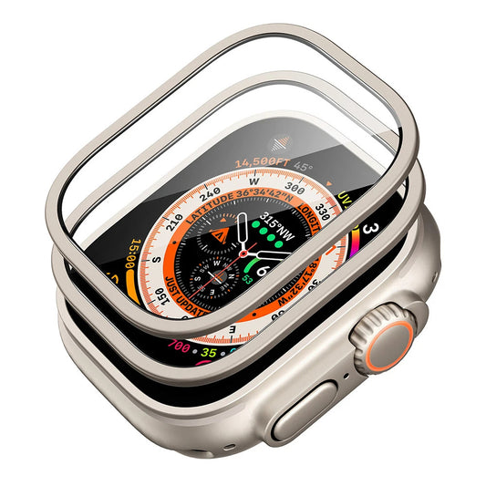 Προστατευτική Μεμβράνη ESR Armorite για Apple Watch Ultra Series, Σετ 2 τεμαχίων, Ενισχυμένο Γυαλί, Χάλκινο