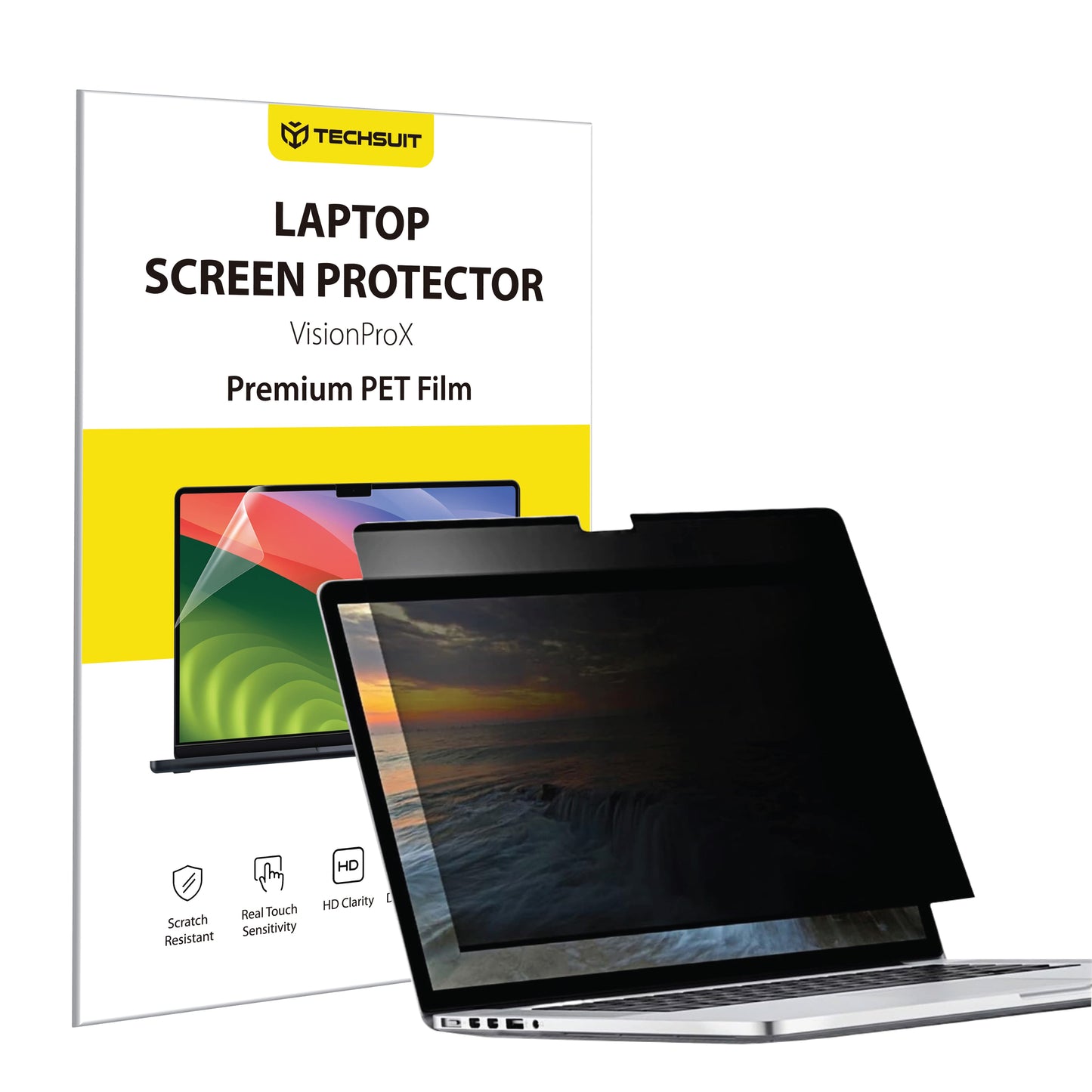 Προστατευτική Μεμβράνη Οθόνης Privacy Techsuit VisionProX Magnetic για Apple MacBook Pro 16inch (2024), Πλαστική