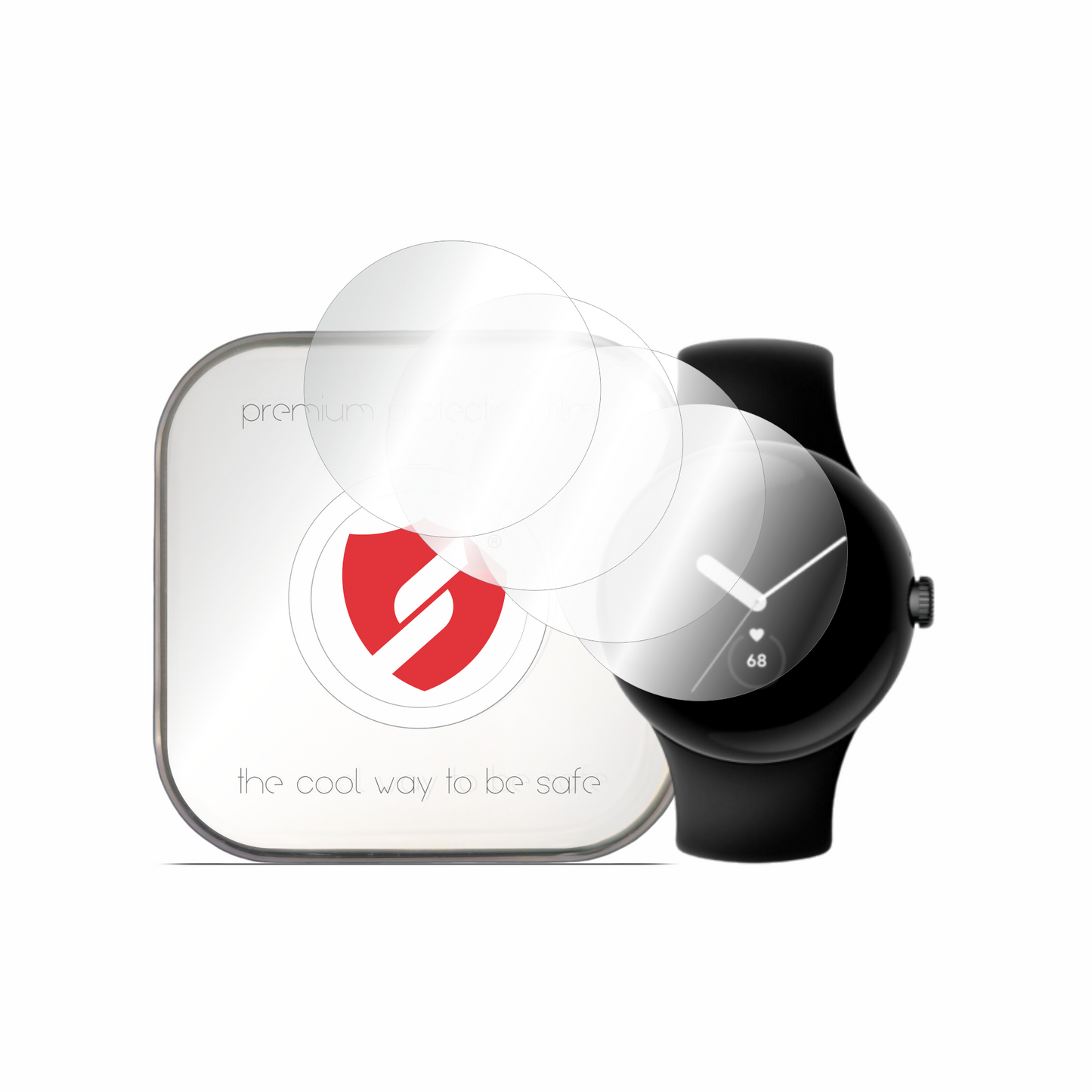 Προστατευτική Μεμβράνη Smart Protection Premium Classic για Google Pixel Watch 2 / Watch, Σετ 4 τεμαχίων, Πλαστικό