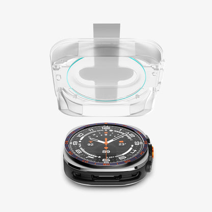 Spigen GlastR EZ FIT Protective Film for Samsung Galaxy Watch Ultra2, Tempered Glass, Set of 2 pieces AGL11758