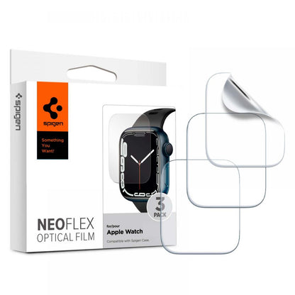 Προστατευτική Μεμβράνη Spigen Neo Flex για Apple Watch 45mm / 44mm / 42mm Series, Σετ 3 τεμαχίων, Πλαστικό AFL04049