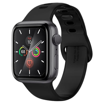Προστατευτική Μεμβράνη Spigen ProFlex EZ FIT για Apple Watch 44mm Series, Σετ 2 τεμαχίων, Εύκαμπτο Γυαλί, Μαύρο