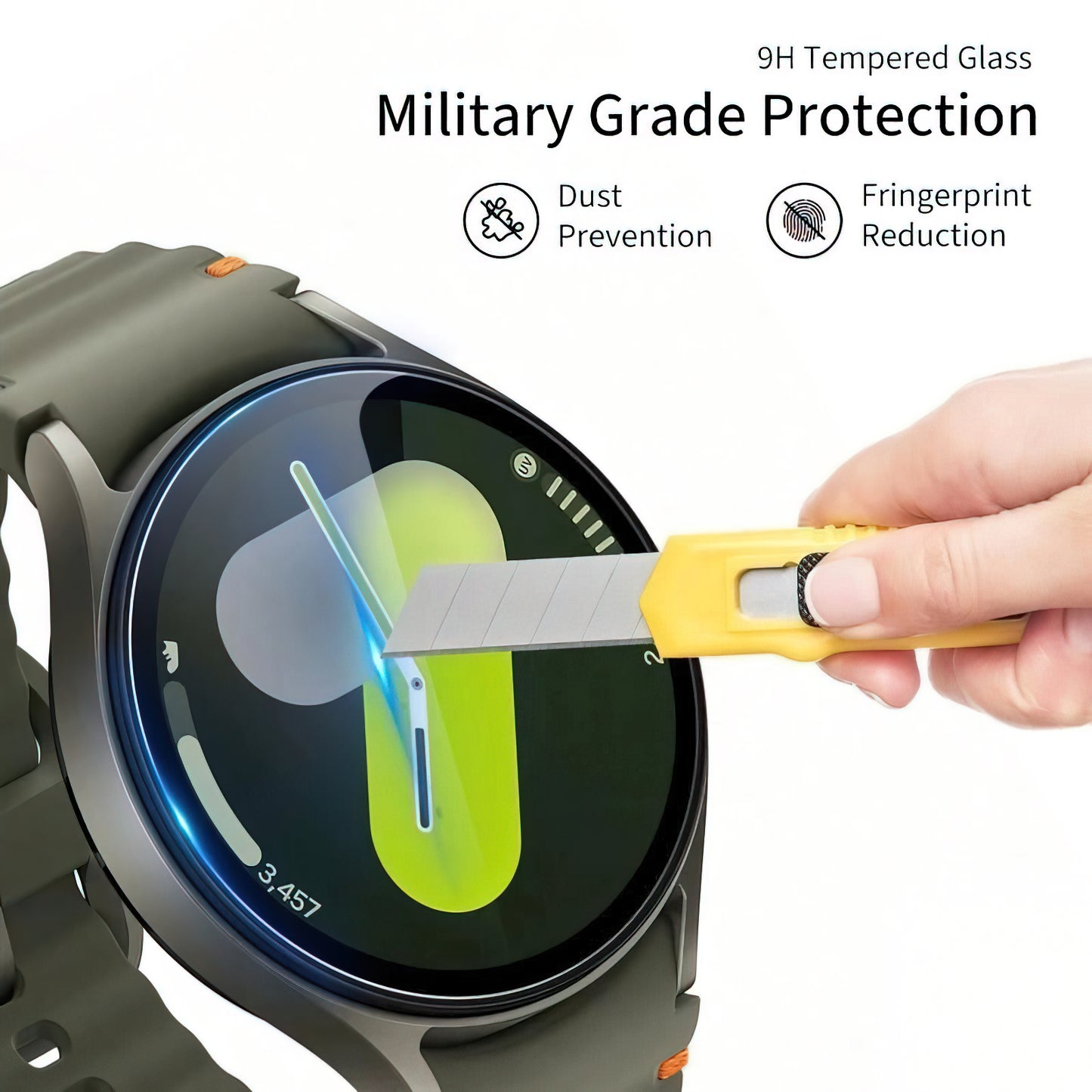 Προστατευτική Μεμβράνη Tech-Protect Fit+ για Huawei Watch GT 6 41mm, Σετ 2 τεμαχίων, Ενισχυμένο Γυαλί
