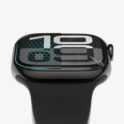 Προστατευτική Μεμβράνη Tech-Protect Flex+ για Apple Watch 46mm Series, Σετ 2 τεμαχίων, Εύκαμπτο Γυαλί, Μαύρη