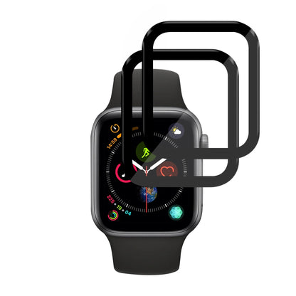Προστατευτική Μεμβράνη Techsuit Nano Flex για Apple Watch 40mm Series, Σετ 2 τεμαχίων, Πλαστική, Μαύρη