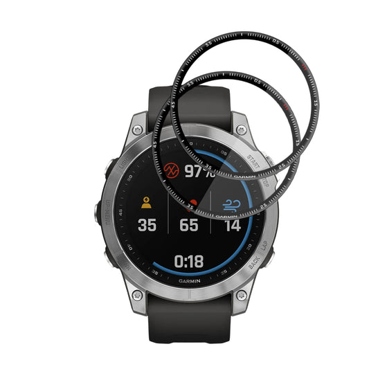 Προστατευτική Μεμβράνη Techsuit Nano Flex για Garmin Fenix 7, Σετ 2 τεμαχίων, Πλαστική, Μαύρη