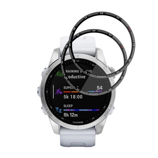 Προστατευτική Μεμβράνη Techsuit Nano Flex για Garmin Fenix 7S, Σετ 2 τεμαχίων, Πλαστική, Μαύρη