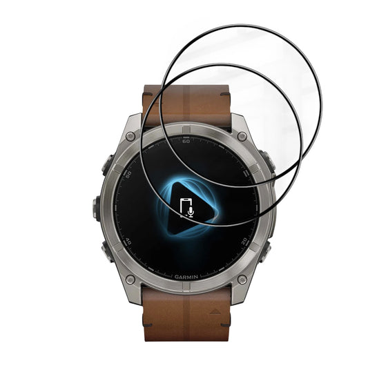 Προστατευτική Μεμβράνη Techsuit Nano Flex για Garmin Fenix 8 Pro 51mm / 8 51mm, Σετ 2 τεμαχίων, Πλαστική, Μαύρη