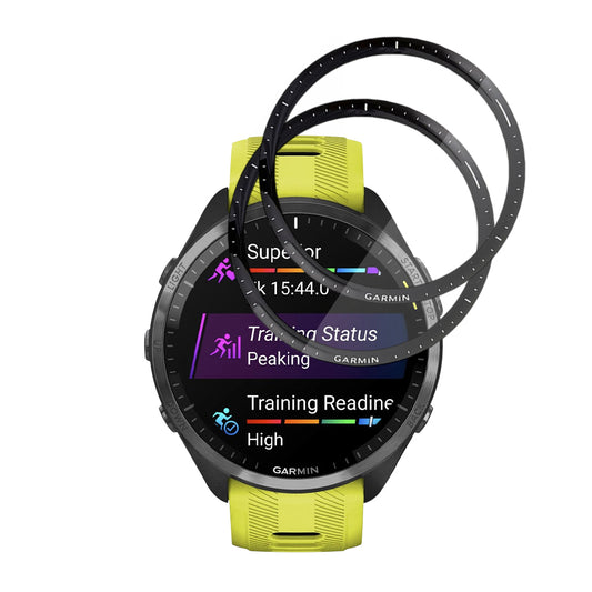 Προστατευτική Μεμβράνη Techsuit Nano Flex για Garmin Forerunner 965, Σετ 2 τεμαχίων, Πλαστική, Μαύρη