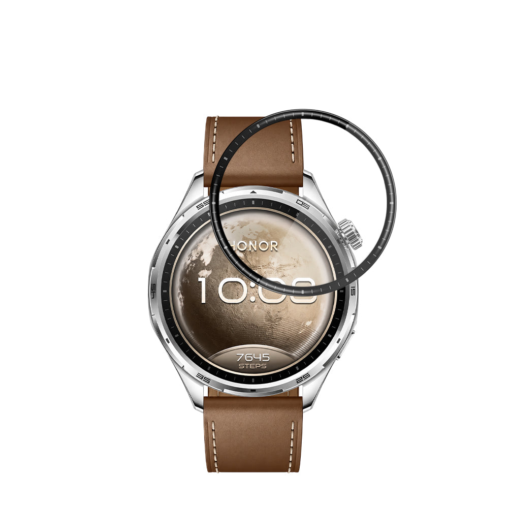 Προστατευτική Μεμβράνη Techsuit Nano Flex για το Honor Watch 6, Πλαστικό, Σετ 2 τεμαχίων, Μαύρο