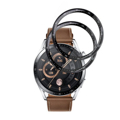 Προστατευτική Μεμβράνη Techsuit Nano Flex για Huawei Watch GT 3 46mm, Σετ 2 τεμαχίων, Πλαστική, Μαύρη
