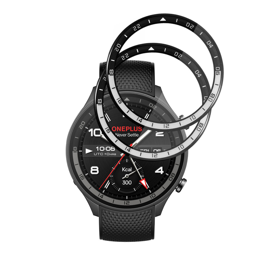 Προστατευτική Μεμβράνη Techsuit Nano Flex για OnePlus Watch 2R, Σετ 2 τεμαχίων, Πλαστική, Μαύρη