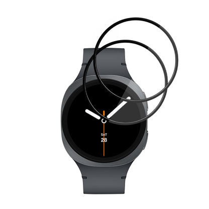 Προστατευτική Μεμβράνη Techsuit Nano Flex για Samsung Galaxy Watch8 40mm, Σετ 2 τεμαχίων, Πλαστική, Μαύρη