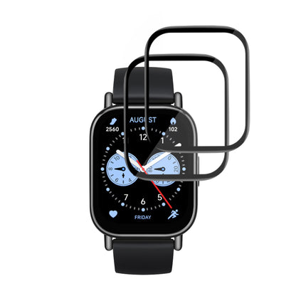 Προστατευτική Μεμβράνη Techsuit Nano Flex για Xiaomi Redmi Watch 5 Lite, Σετ 2 τεμαχίων, Πλαστική, Μαύρη