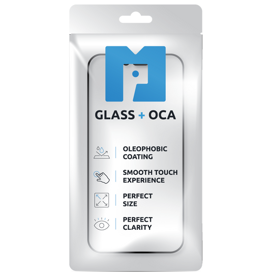 Screen Glass + OCA MP compatible with Apple iPhone 17, Black
