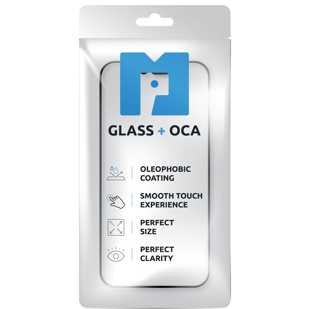 Γυαλί Οθόνης + OCA MP συμβατό με Apple iPhone 14 Pro, Μαύρο