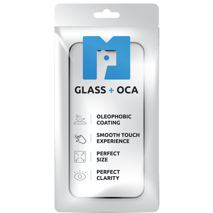 Γυαλί Οθόνης + OCA MP συμβατό με Apple iPhone XS Max, Μαύρο