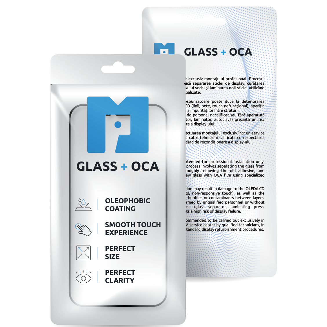 Screen Glass + OCA MP compatible with Apple iPhone 13 mini, Black