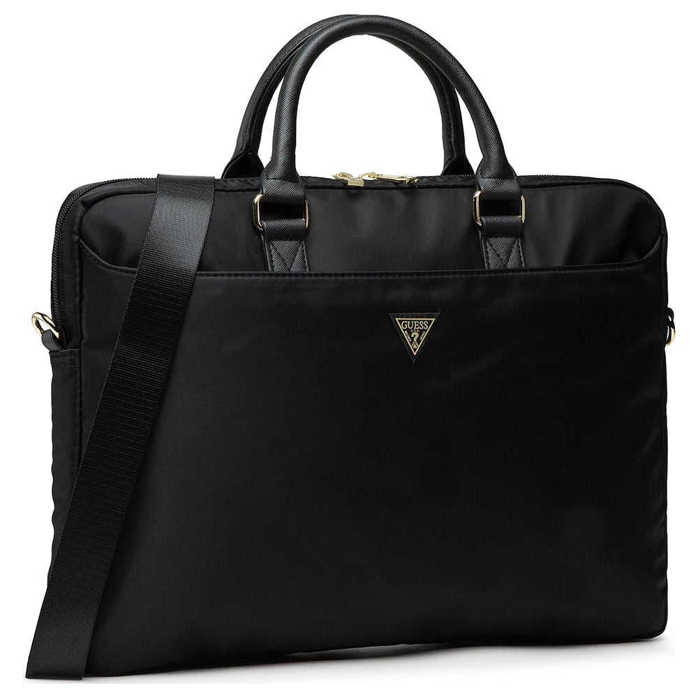Guess Triangle Logo Bag for 16-inch Laptop, Black