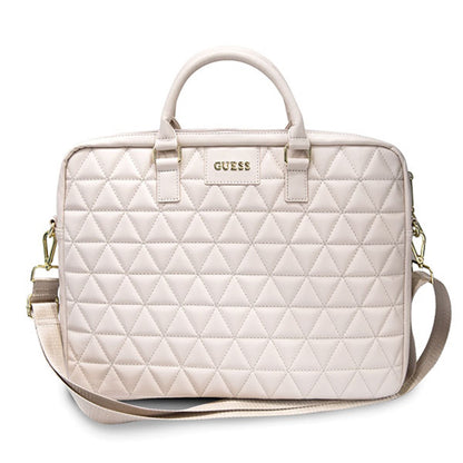 Τσάντα Guess Quilted για Laptop 15inch, Ροζ