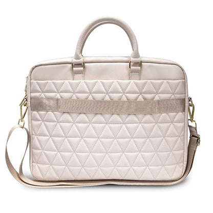 Τσάντα Guess Quilted για Laptop 15inch, Ροζ