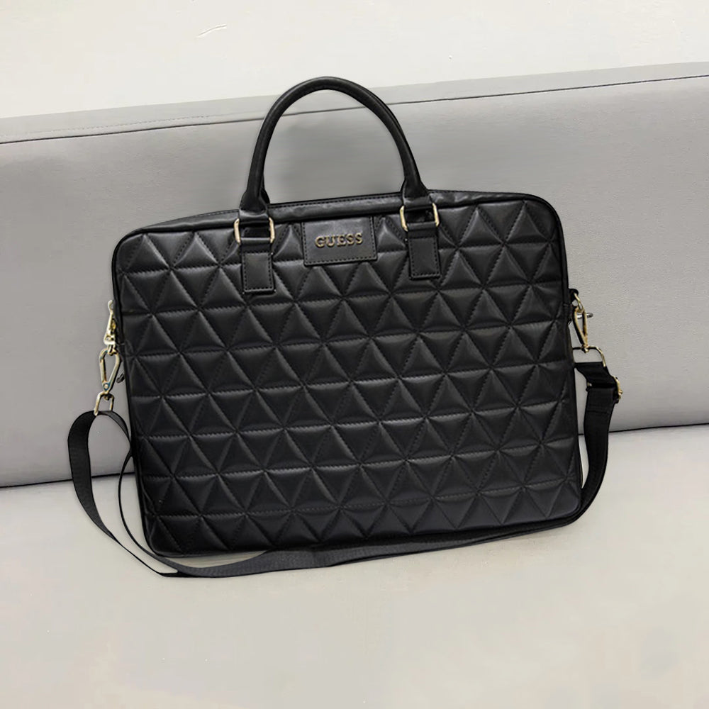 Τσάντα Guess Quilted για Laptop 15inch, Ροζ