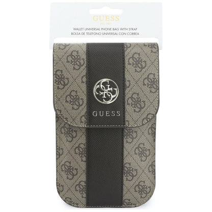 Καθολική Τσάντα για Τηλέφωνο, Guess, 4G Classic Logo Stripe, Καφέ