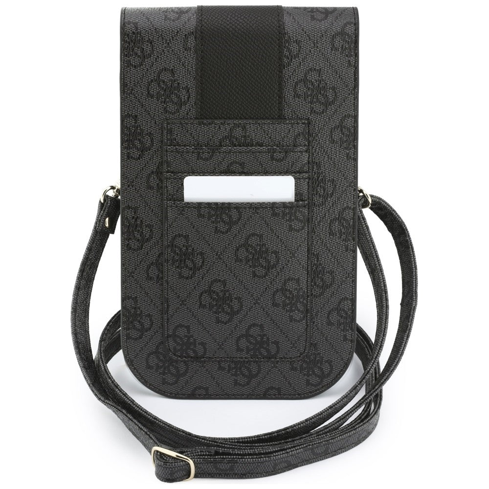 Καθολική Τσάντα για Κινητό, Guess, 4G Classic Logo Stripe, Μαύρη