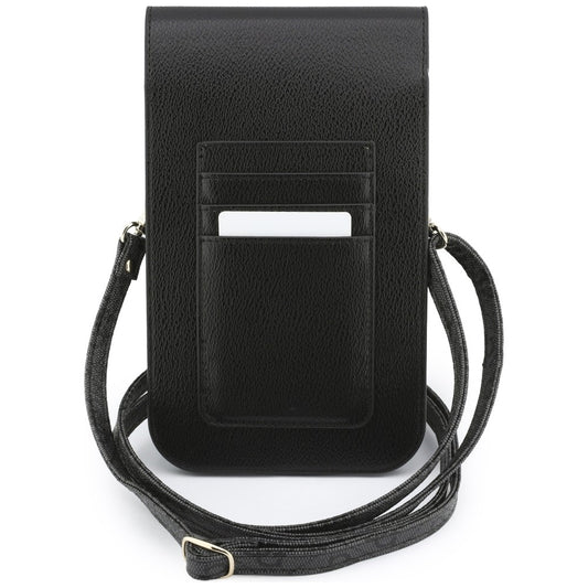 Πανκατευθυντική Θήκη για Τηλέφωνο, Guess, 4G Grained Classic Logo, Μαύρο