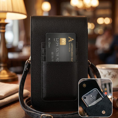 Πανκατευθυντική Θήκη για Τηλέφωνο, Guess, 4G Grained Classic Logo, Μαύρο