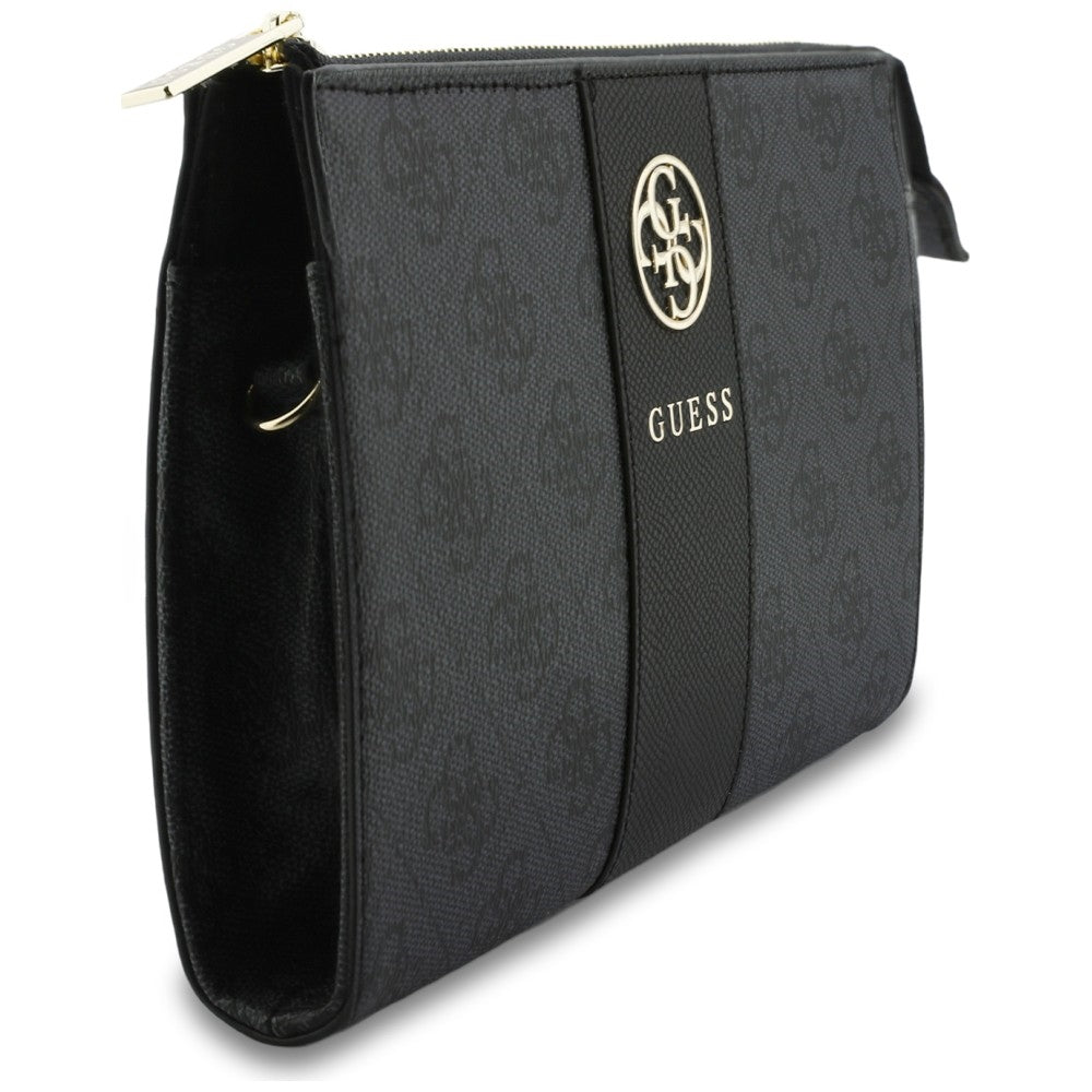 Universal Phone Bag, Guess, 4G Round Classic Logo Stripe, Black