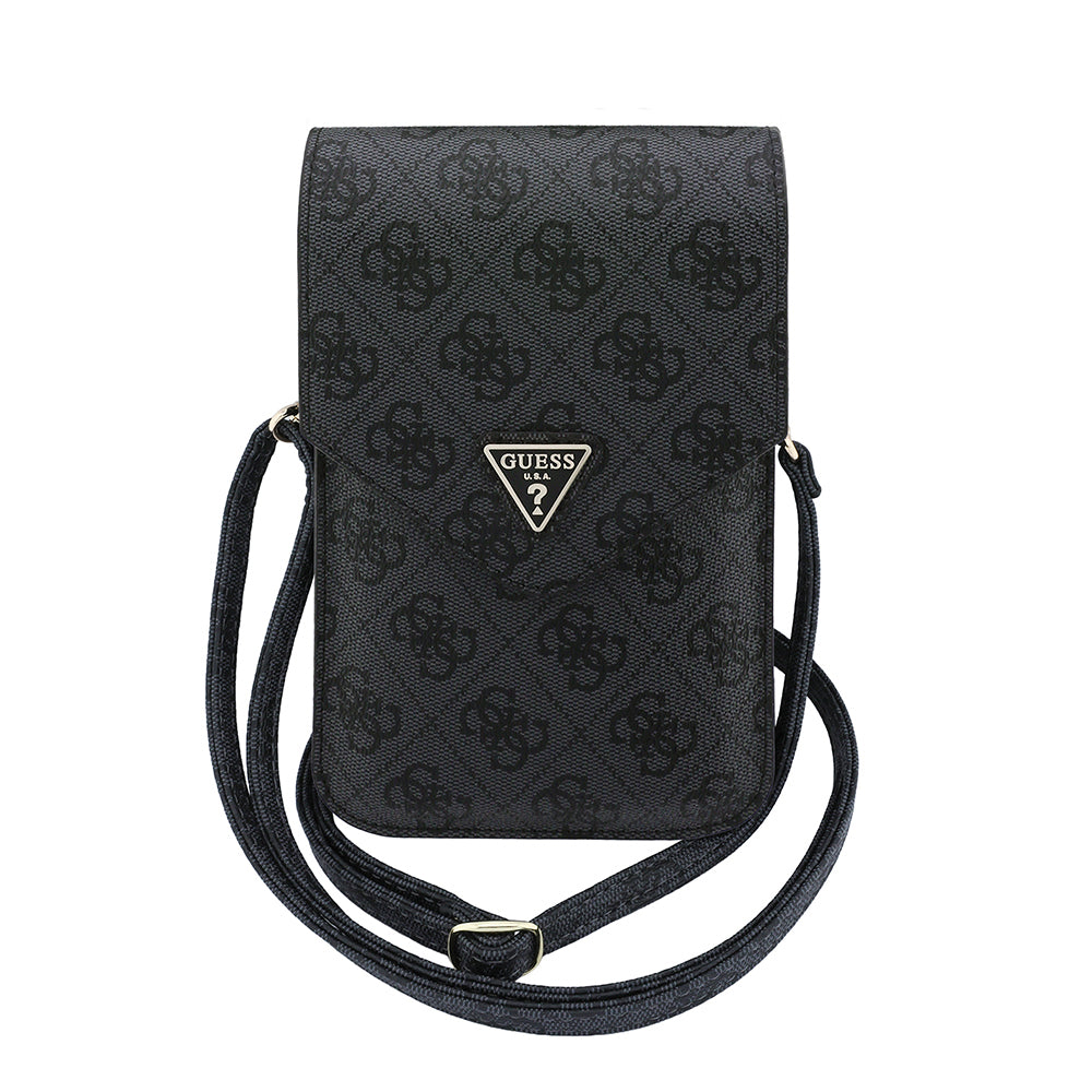 Τσάντα Οικουμενική για Τηλέφωνο, Guess, Fliptok Triangle 4G, Μαύρη