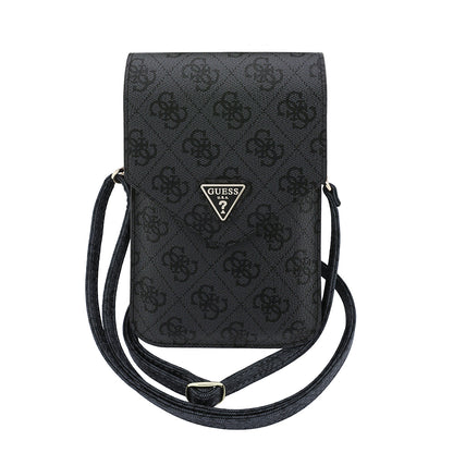 Τσάντα Οικουμενική για Τηλέφωνο, Guess, Fliptok Triangle 4G, Μαύρη
