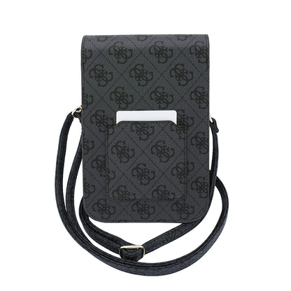 Τσάντα Οικουμενική για Τηλέφωνο, Guess, Fliptok Triangle 4G, Μαύρη