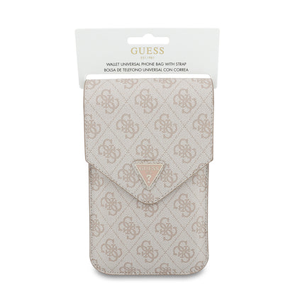 Τσάντα Οικουμενική για Κινητό, Guess, Fliptok Triangle 4G, Ροζ