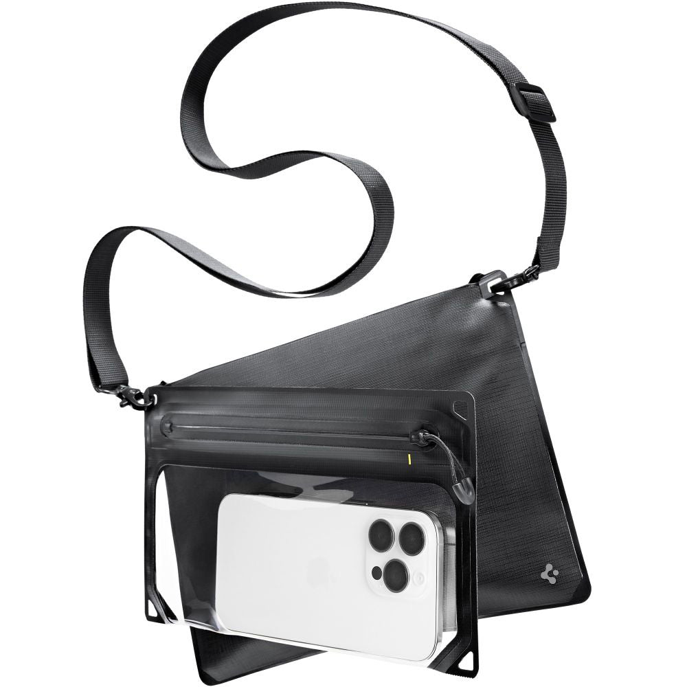 Universal Waterproof Bag and Case Spigen Crossbag, Black AMP09746
