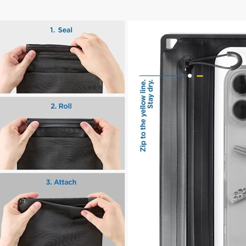Universal Waterproof Bag and Case Spigen Crossbag, Black AMP09746