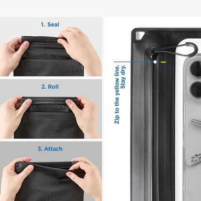 Universal Waterproof Bag and Case Spigen Crossbag, Black AMP09746