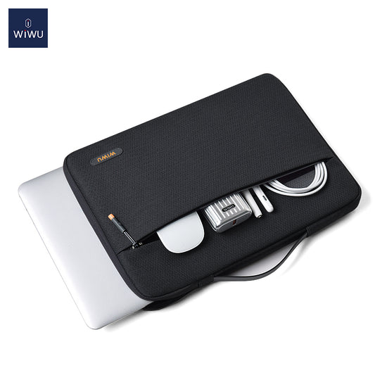 WiWu Pilot Sleeve Laptop τσάντα 13inch, Μαύρο