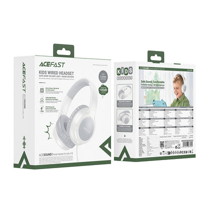 Handsfree 3.5mm Acefast H18 Παιδιά, Γκρι